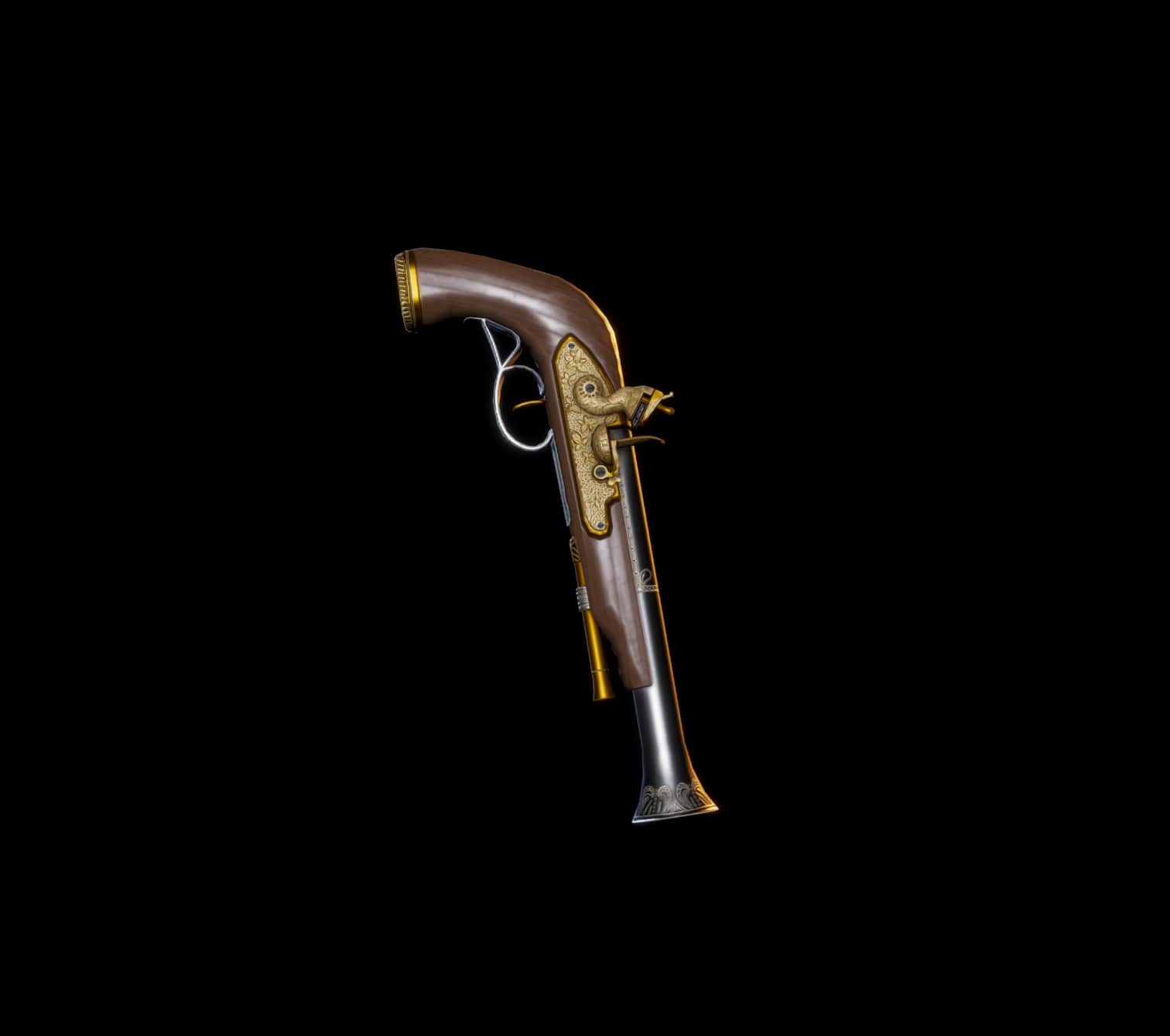 Jolly Roger Flintlock Pistol