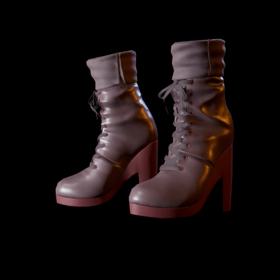 CUPID XOX - Blush Tinted Heart Stompers