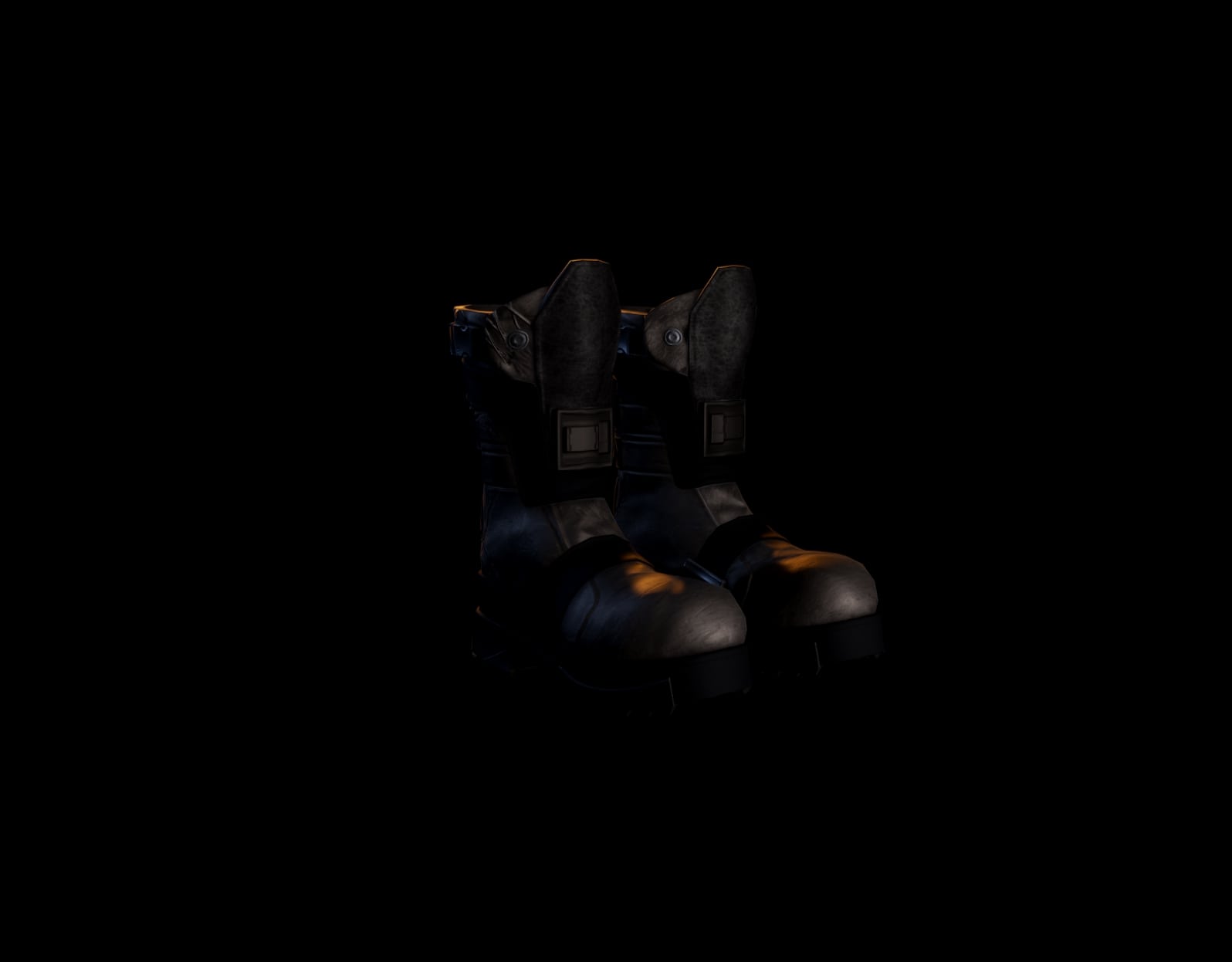 Horror Warning - Leather Boots